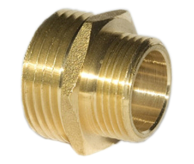 MG-Doppelnippel reduziert 1 1/4"AG -1"AG