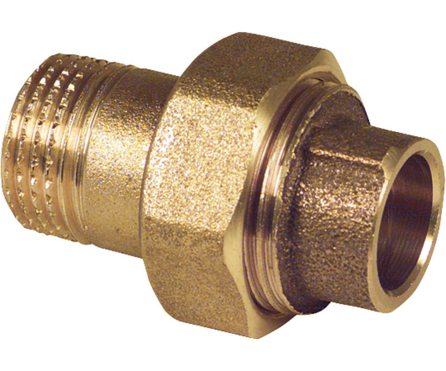 Rotguss-Löt-Verschraubung 15-1/2"AG 