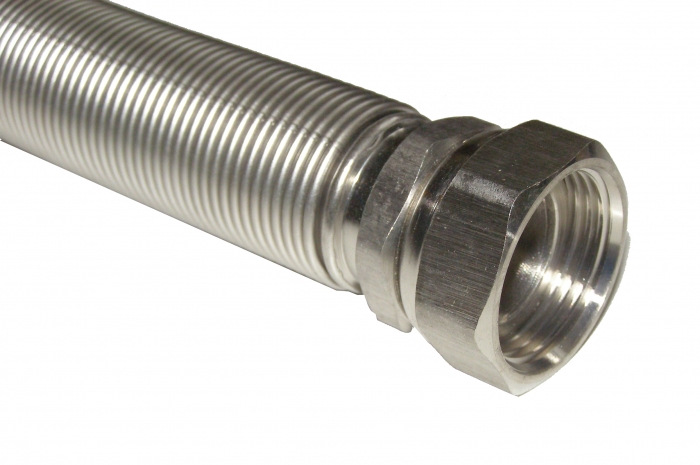 Flex-Schlauch ausziehbar DN25, 200-370mm 1"AG x 1" ÜWM