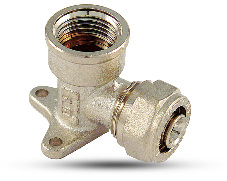 Klemm-Wandwinkel,  H=40 mm Ø 16 X 1/2"IG 