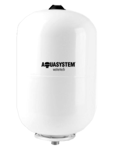 Zilio-Solar-Ausdehngefäß 24 l mit Flansch u. Wandhalter Ø 280 mm, H 483 mm, Anschluss 3/4" AG, Vordruck 2,5 bar