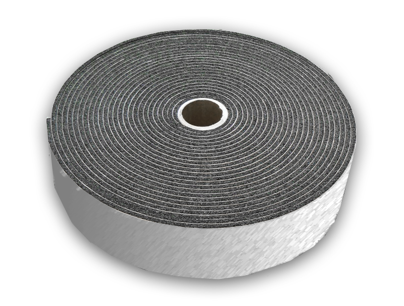 EPDM-Solar-Isoliertape 50x3mm, 15m-Rolle, faserverstärkt / Solar