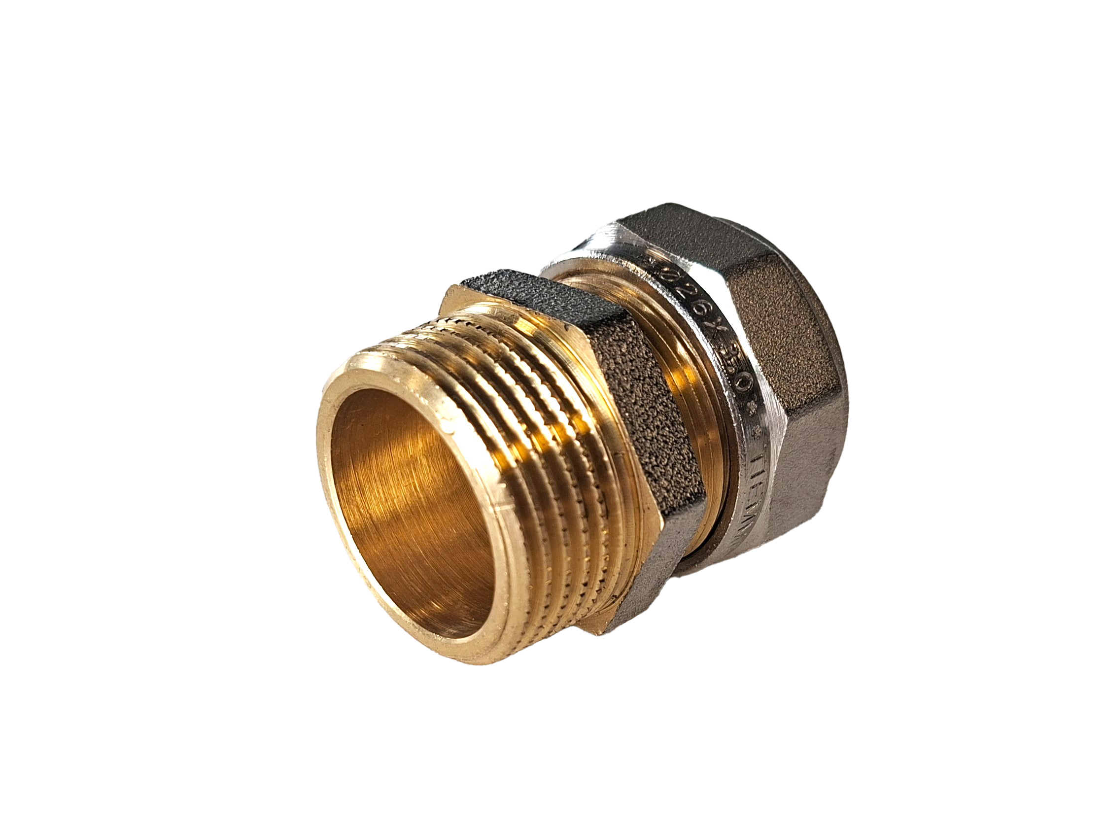 Klemm-Übergangsnippel 16 X 1/2"AG 