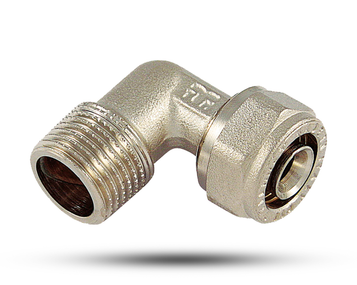 Klemm-Übergangswinkel mit AG Ø 16 X 1/2"