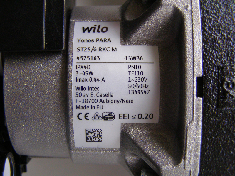 Wilo Yonos Para ST25/6-180