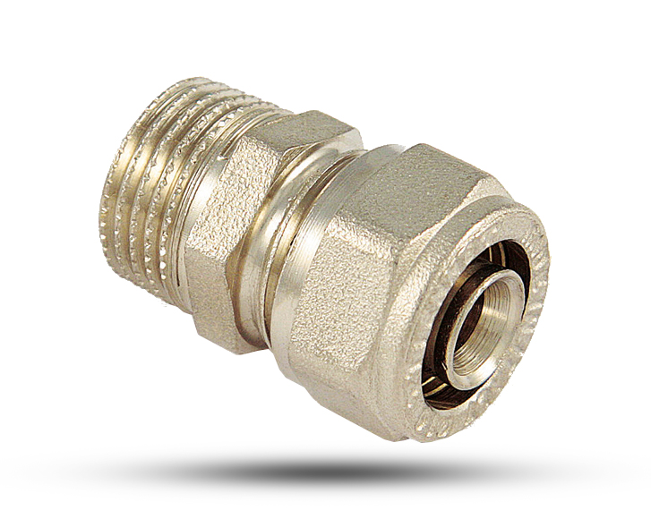 Klemm-Übergangsnippel 16 X 1/2"AG 