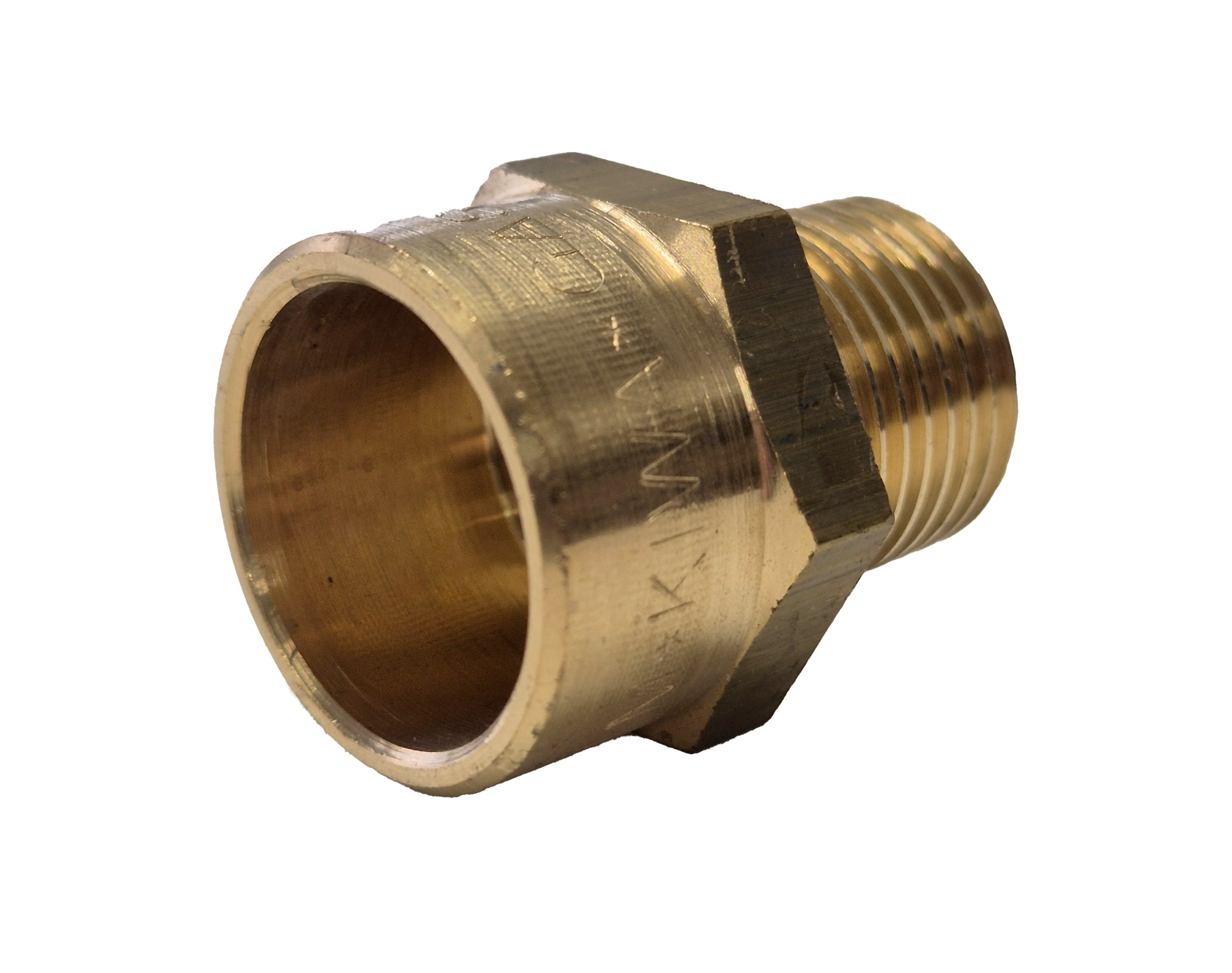 Übergangsnippel 1/2"AG-15mm 