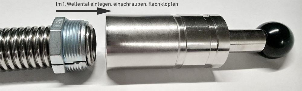 Schlagwerkzeug-Set für DN 40 