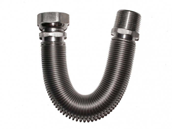 Flex-Schlauch ausziehbar DN25, 200-370mm 1"AG x 1" ÜWM