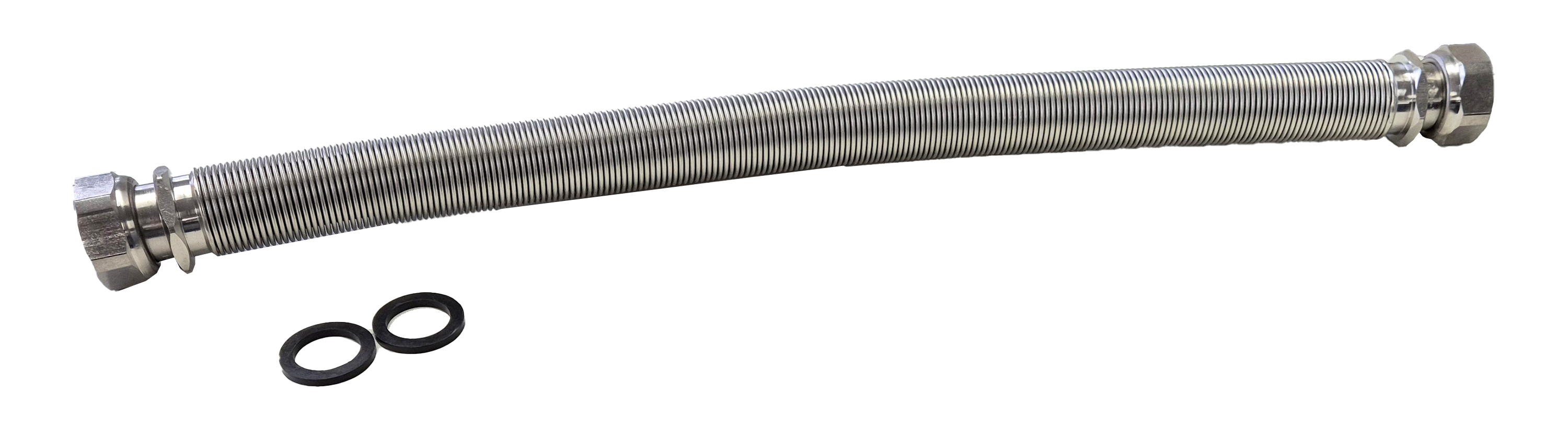Flex-Schlauch ausziehbar, 2xÜ-Mutter 1/2", DN15, 75-110mm 2x 1/2" ÜWM