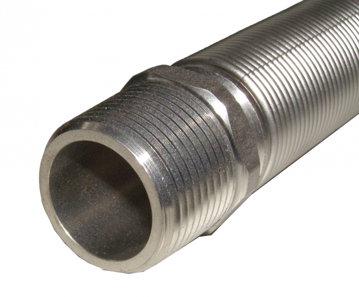 Flex-Schlauch ausziehbar DN25, 200-370mm 1"AG x 1" ÜWM